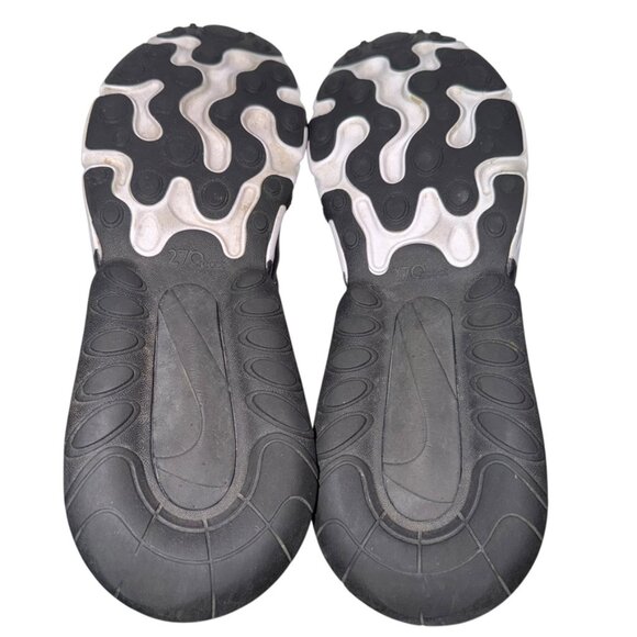 (2585) Nike Air Max 270 React Shoes Men's Size 11.5 Black & White Excellent Cond - Picture 8 of 8